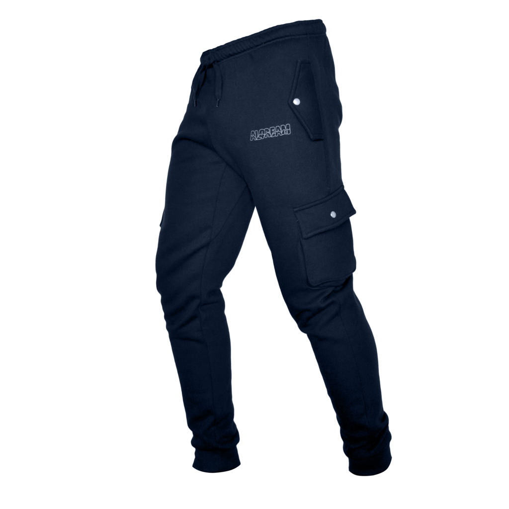 Navy Classic Track Bottoms